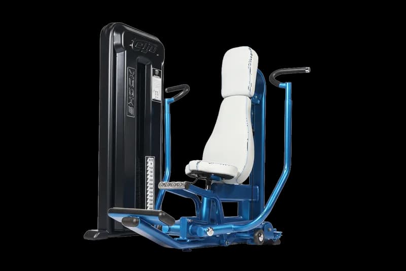 Machine de musculation Telju — personnalisation Electric Blue / Arctic White