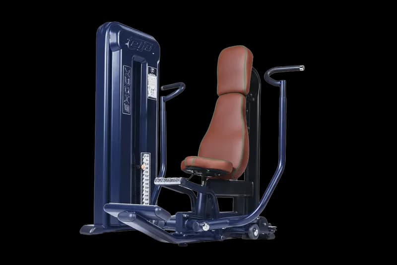 Machine de musculation Telju — personnalisation Indigo / Tobacco Brown